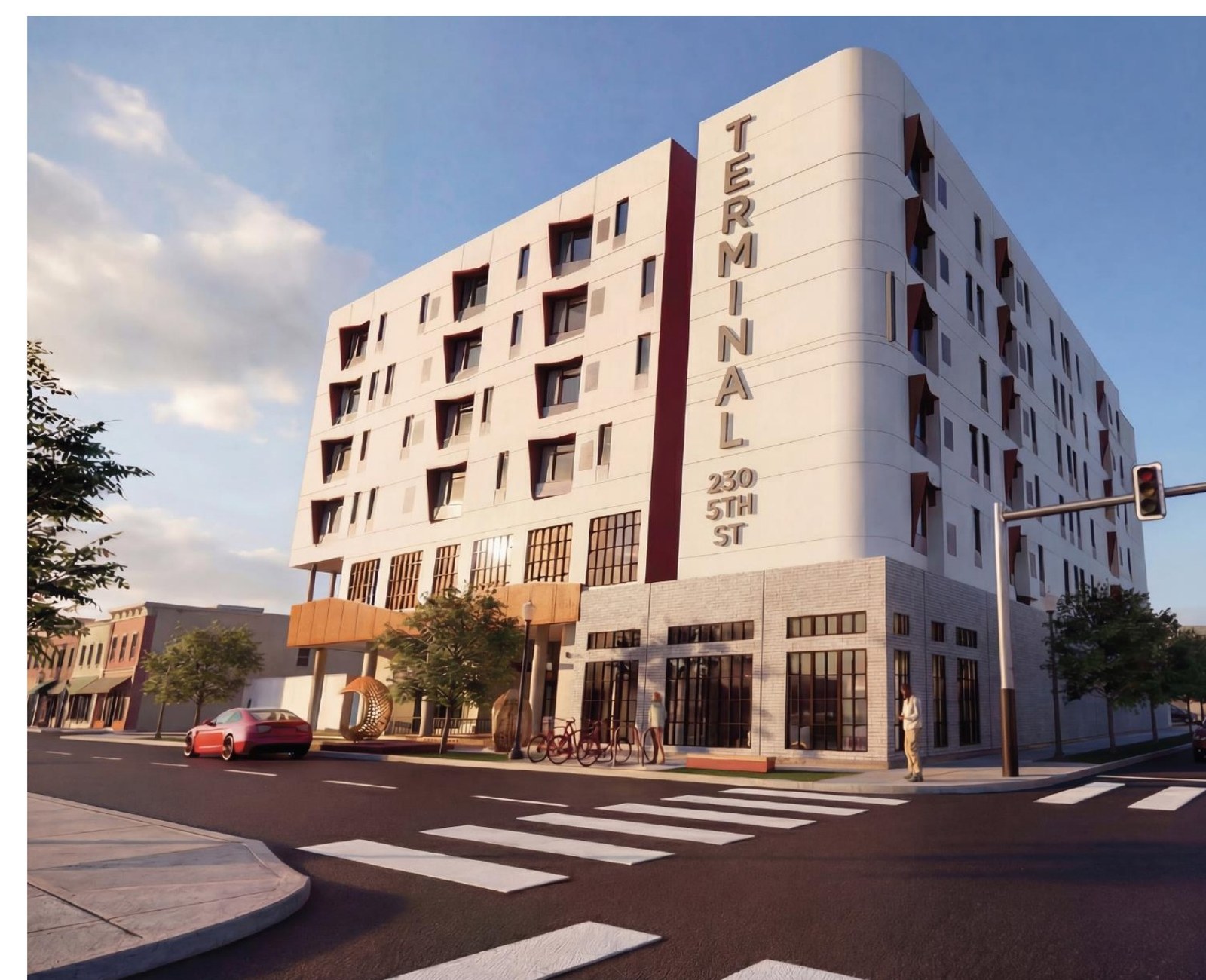 The Terminal rendering, 5th Street and Ute Avenue, Grand Junction, Colorado